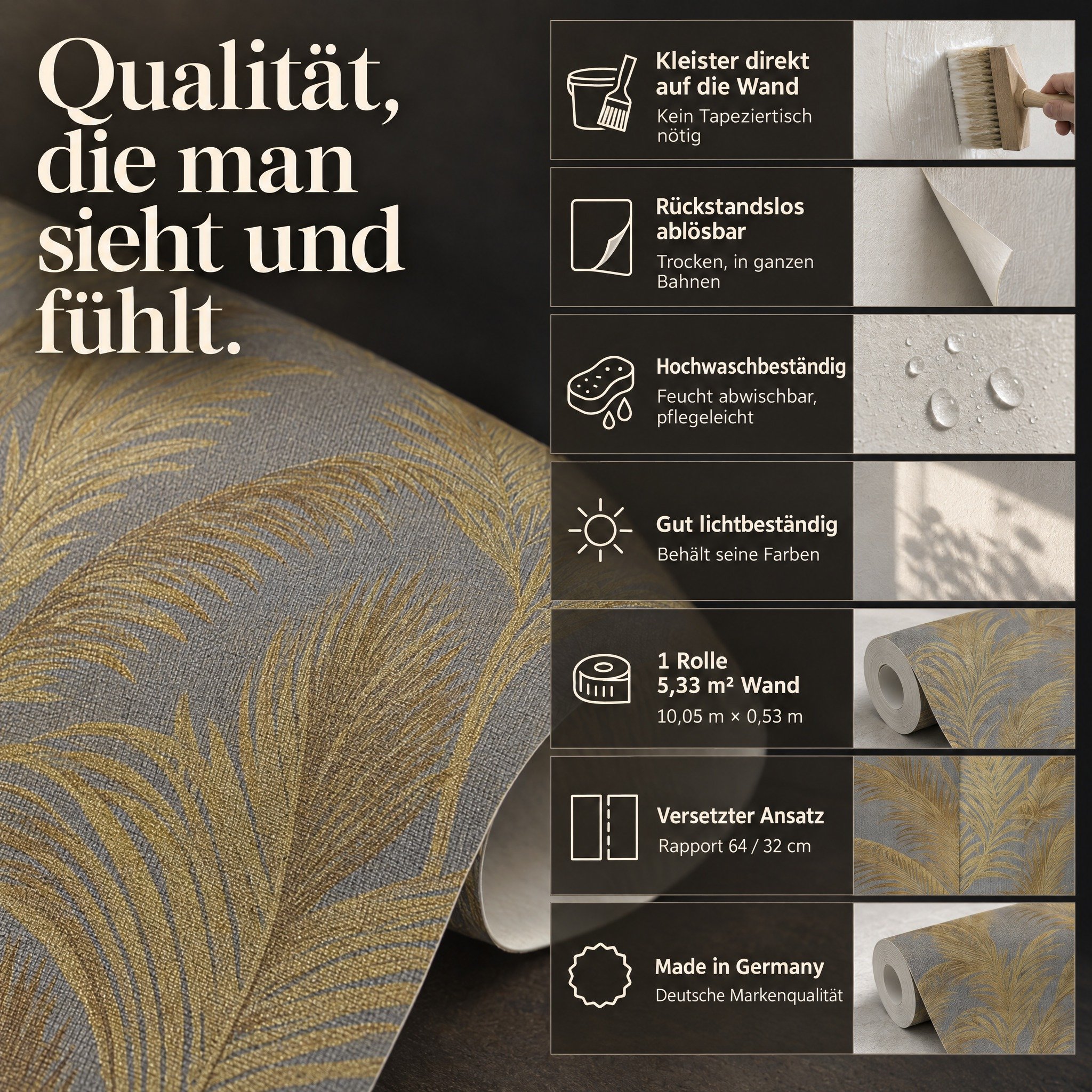 Ovella Grau Gold