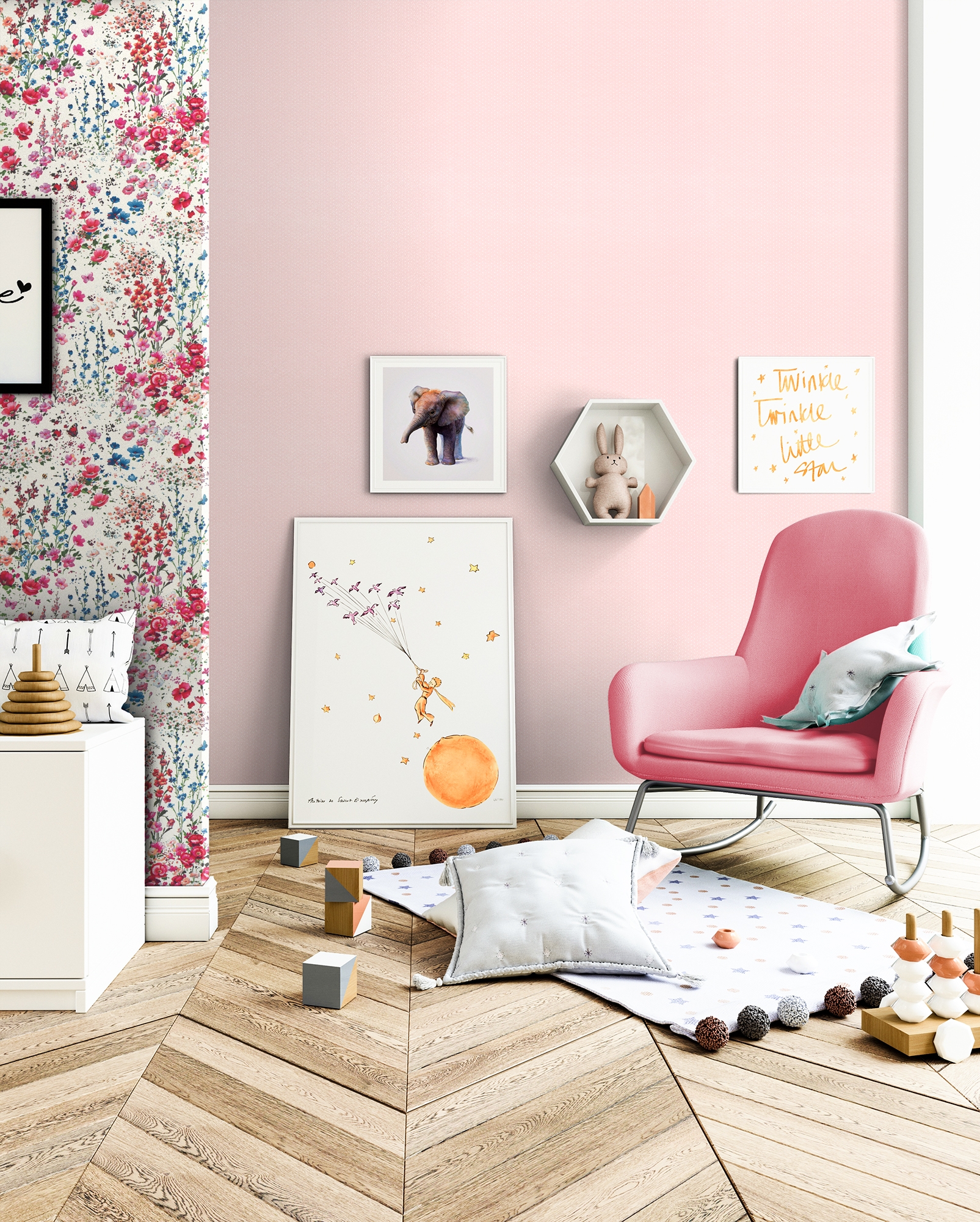 Trave Punkte Rosa