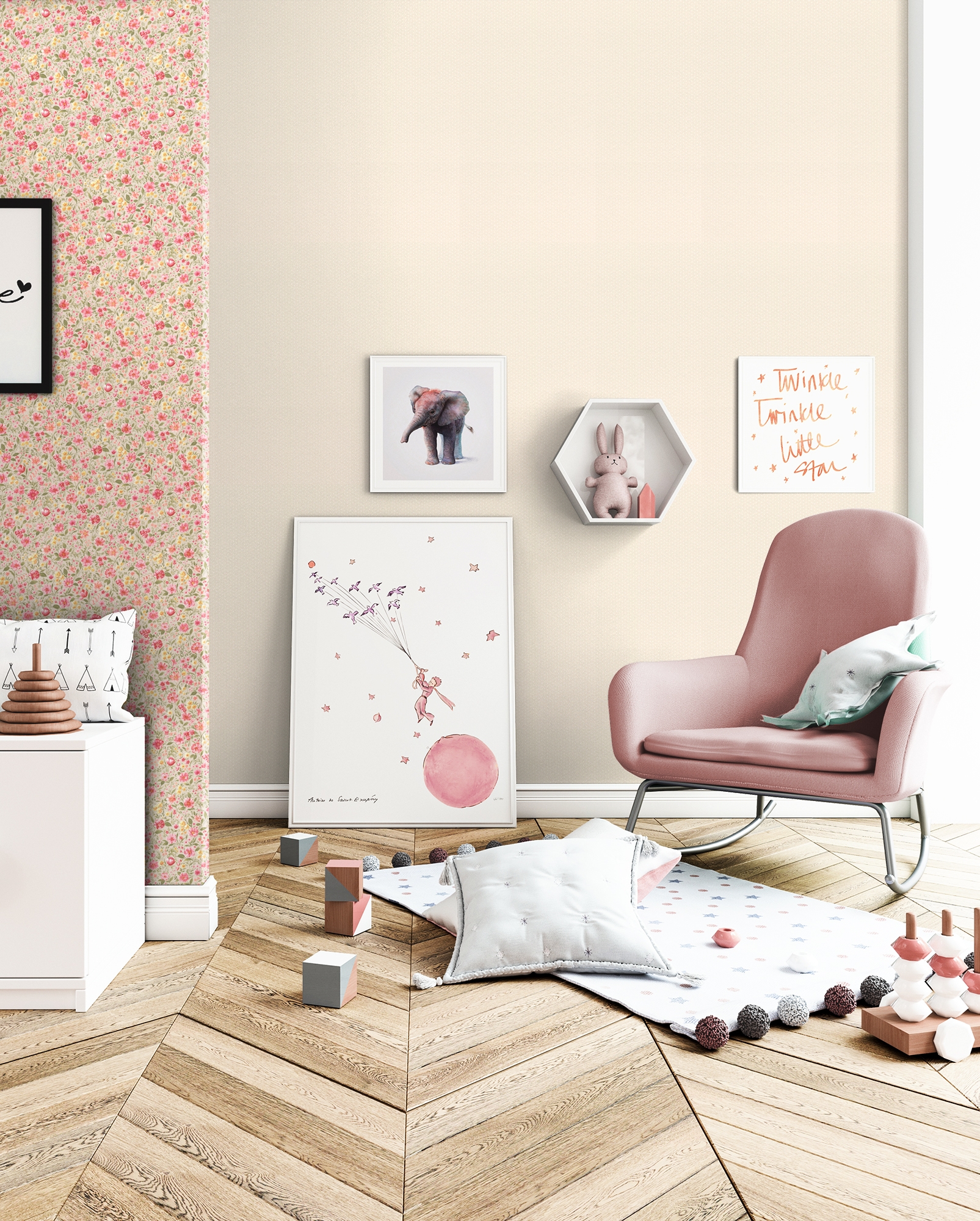 Sissi Punkte Beige