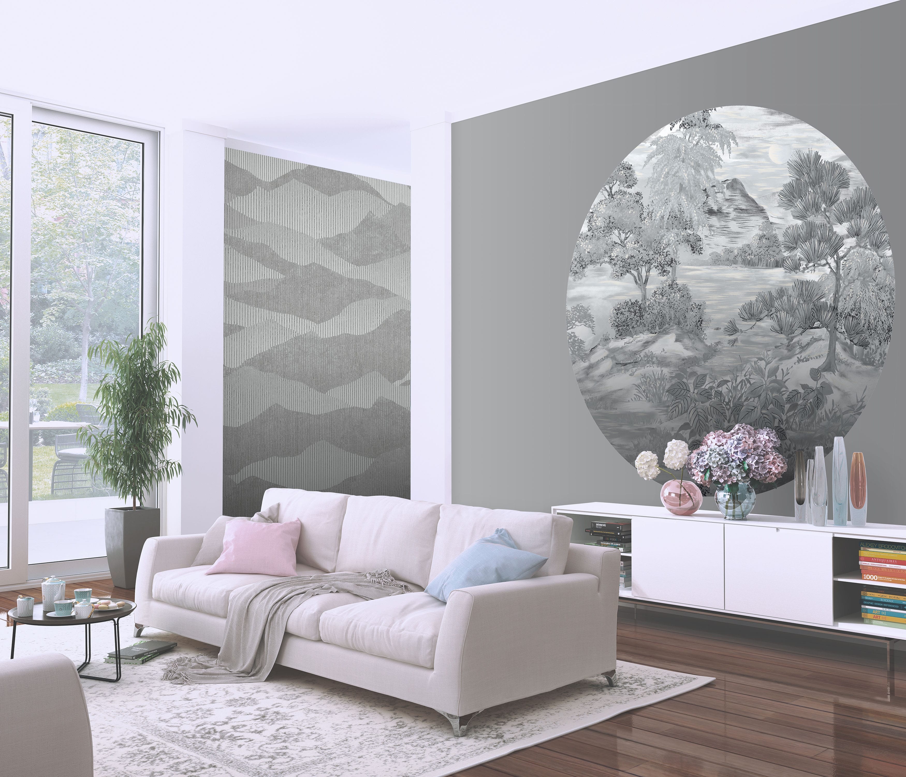 Circle Jungle Grey