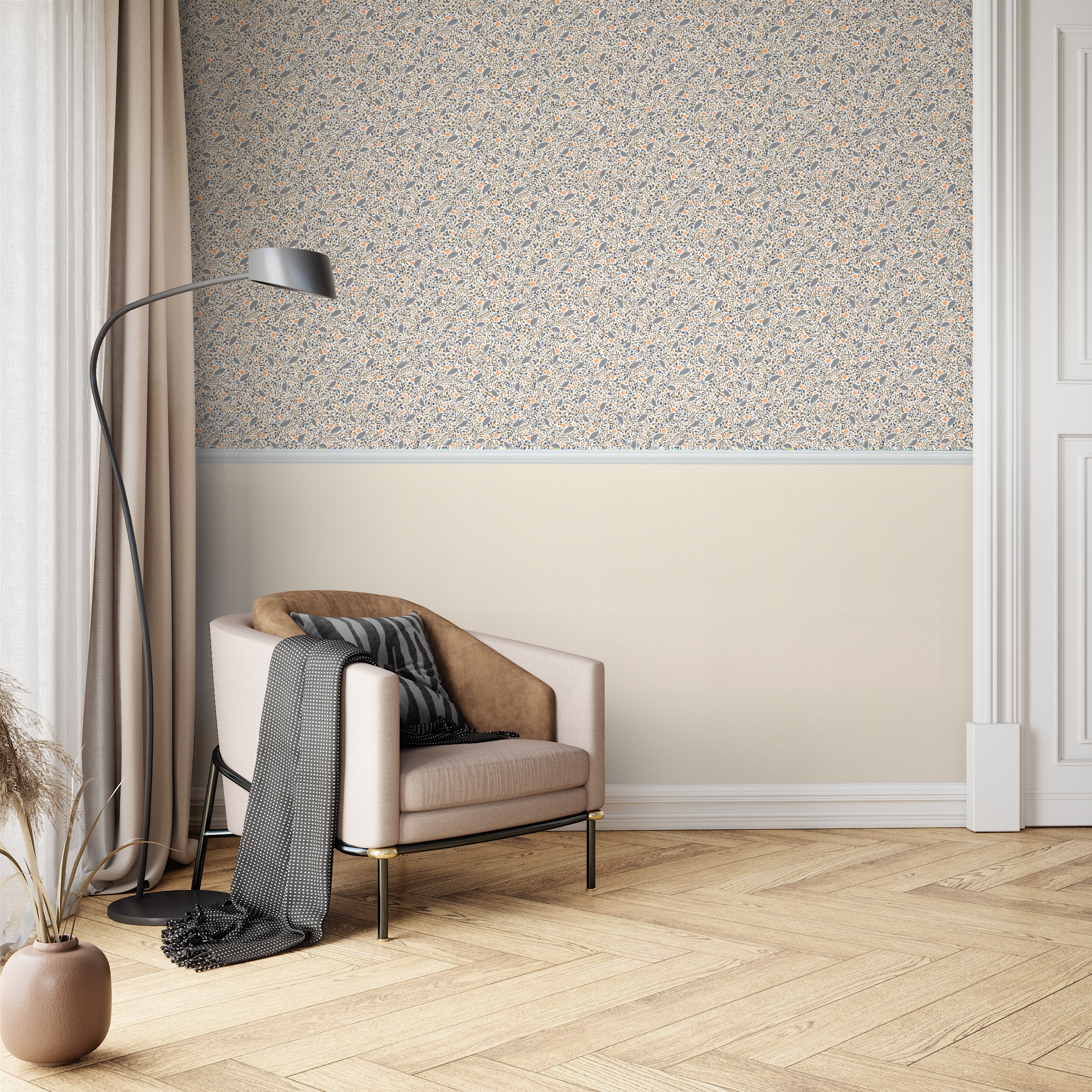 Naima Punkte Beige