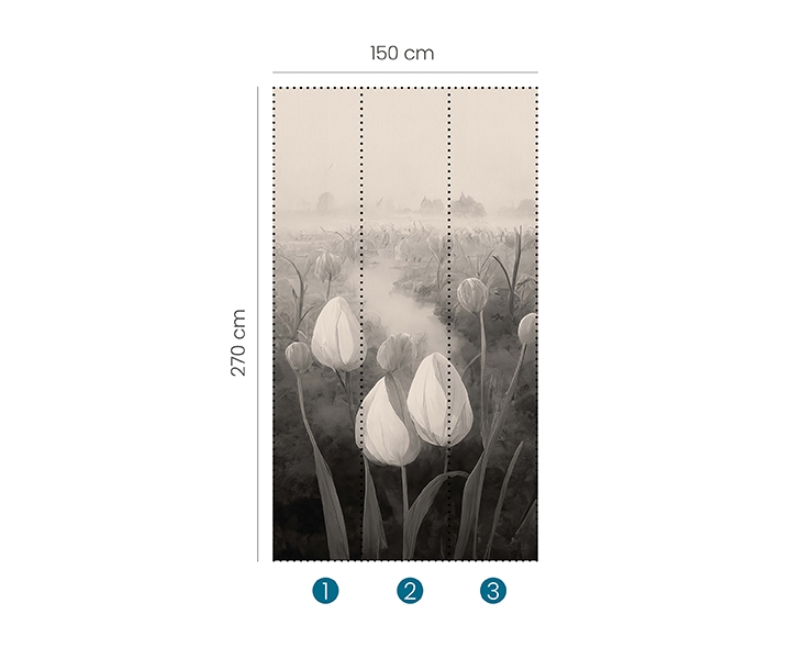 Tulips Grey